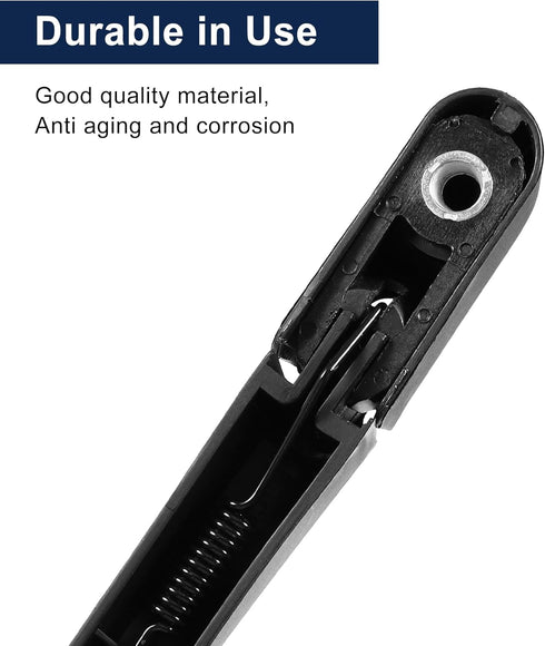 X AUTOHAUX 15inch Rear Windshield Wiper Blade Arm Set for Citroen C3 2002 2003 2004 2005 2006 2007 2008 2009 2010...