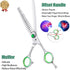 PURPLEBIRD 7 Inch Straight Dog Grooming Scissors Professional Pet Chunker Shears Safety Noiseless Blunt Tip Trimming Shearing for Dogs Cats Japane...