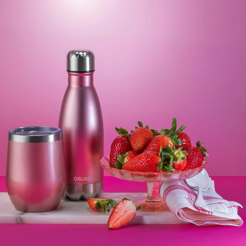 CHILLOUT LIFE 12 oz Stainless Steel Tumbler with Lid & Gift Box | Wine Tumbler Double Wall Vacuum Insulated Travel Tumbler Cup for Coffee, Wine, C...