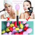 9-Piece Makeup Brush Cover, Dustproof Makeup Brush Protector Cap, Travel Makeup Brush Storage Holder Silicone Makeup Brush Protector Cap Reusable ...