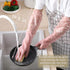 Dishwashing Cleaning Gloves 3 Pairs-Reusable Rubber Gloves Non-Slip Laundry Kitchen Gardening Household Gloves(Long Cuff)...