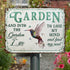 Wander Prints Birthday Gardener Gift for women, men Mom, Dad, Grandma, Grandpa Who Love Garden -Christmas House Warming Gift Hummingbird Metal Sig...