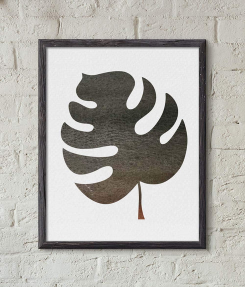 GSS Designs Palm Frond Wall Art Stencil - Tropical Banana Leaf Painting Airbrush Stencil (12x16inch) - Reusable Template for Wood Canvas Furniture...