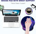DINKY Ergonomic Mouse Pads, Cute Mouse Pad with Wrist Rest Support Gel, Non-Slip PU Base Mouse Mat with Memory Foam for Home, Office and Gaming, E...