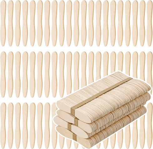 400 Pcs Wooden Ice Cream Spoons, Mini Disposable Tasting Spoons Wooden, Small Dessert Spoons, Mini Spoons for Crafts, Tasting, Sampling (3 Inch)...
