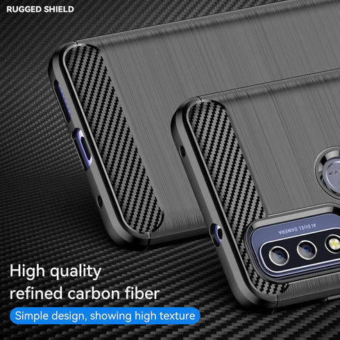 Compatible with Motorola Moto G Pure Case with HD Screen Protector Fashion Non-Slip Shock-Absorption Flexible TPU Bumper Soft Rubber Protective Ph...