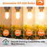 MAXvolador G9 LED Bulb Dimmable, Warm White 2700K, 40W T4 Halogen Equivalent, Bi Pin Base 4W G9 Light Bulbs for Chandelier Lighting, 400LM, 6 Pack...