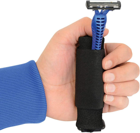 Universal Cuff Adaptive Utensil Holder, Universal Holder Strap for Elderly, Universal Cuff for Holding Cutlery, Toothbrushes, Adaptive Eating Tabl...