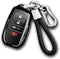 Compatible with Toyota Key Fob Cover with keychain,Key Shell Case for 2025 Camry,2021-2025 Venza,RAV4 Prime,Sienna, 2019-2025 Land Cruiser,Fortune...