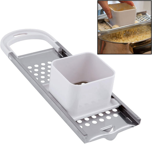 Stainless Steel Spaetzle Maker Spaetzle Noodle Dumpling Maker with Safety Pusher...