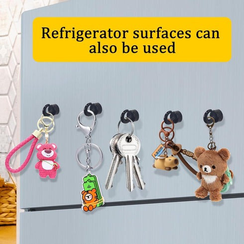 Small Magnetic Hooks White(2024 New) for Refrigerator, Mini Magnetic Hooks Light Duty for Cruise Cabins, Magnet Hook Tiny for Kitchen, Classroom, ...