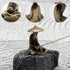 2pcs Miniature Garden Decoration Set, Copper Fisherman Figurines, Kiang Taigong Fishing Models, Chinese Mudman Sitting Fishing for Garden & Patio ...