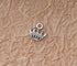 50 Pcs Crown Jewelry Making Kits Cute Mini 1.5 x 1.4 cm Vintage Cute Pendants for DIY Jewelry Making Losse Beading Necklace Bracelet Christmas Key...