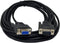 YCS basics Black DB9 9 Pin Serial / RS232 Male/Female Extension Cable (15 Ft)...