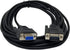 YCS basics Black DB9 9 Pin Serial / RS232 Male/Female Extension Cable (15 Ft)...