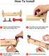 Xximuim Wooden Jig Bracelet Maker, Adjustable Paracord Jig Bracelet Maker U Shape Wooden Frame Bracelet Jig Kit DIY Wristband Rope Knot Braided Fi...