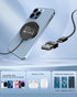 Magnetic Wireless Apple MagSafe Charger for iPhone 15/14/13/12 Series, AirPods - LED Charging Pad With Dual Ports......
