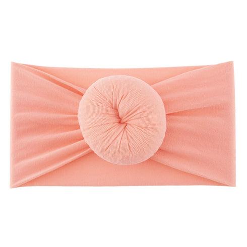 Lawie 12 PACK Elastic Stretchy Super Soft Donut Top Knot Wide Nylon Headbands Hairband Turban Headwraps Hair Bows Accessories for Kids Toddler Inf...
