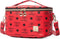 LACATTURA Travel Makeup Bag for Women, Leather Toiletry Bag, Cosmetic Case with Adjustable Divider, Portable Make Up Organizer, Brush Holder with ...