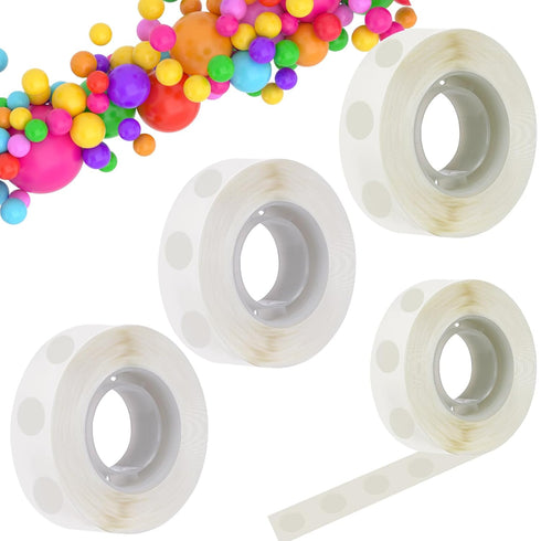 900PCS Balloon Dots, Removable Balloon Sticky Spots,Extra Strong Glue Balloon Dots Double Sided for Birthday Party Wedding Christmas Decorations a...
