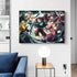 HONGJIE DIY 5D Diamond Art Painting Kit, Anime 20X16 inches Round Full Drill Crystal Rhinestone Embroidery Cross Stitch Arts Craft for Home Wall D...