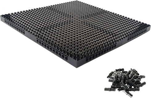 4pcs Brick 16x16 Classic Baseplate Building Plates for Building Bricks 65803 You Can Freely Put Together VariousBackground Boards to Make Pixel Pa...