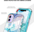 Compatible for iPhone 12/12 Pro Case Built with Screen Protector, Lightweight and Stylish Full Body Shockproof Protective Rugged TPU Case for Appl...