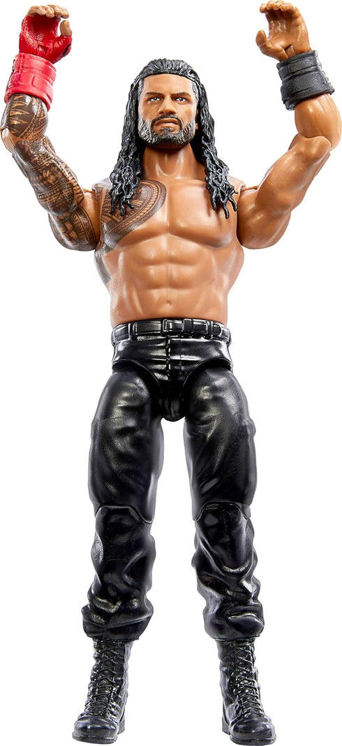 Mattel WWE Top Picks Action Figure, 6-inch Collectible Roman Reigns with 14 Articulation Points & Life-Like Look...