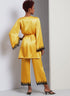 Vogue Misses' Loose-Fitting Wrap Robe, Camisole, Slip Dress and Semi-Fitted Pants Sewing Pattern Packet, Design Code V1962, Sizes 16-18-20-22-24...