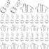 102 Pack Clips Office Supplies 50 Pcs House Shaped Paper Clips 50 Pcs Key Shaped Wire Paper Clip with 2 Pcs Clear Storage Box for Agent Office Hom...