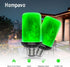 Hompavo ?Upgraded? LED Flame Light Bulbs, Green Flickering Light Bulbs with Upside Down Effect, E26 Flame Bulb for Home Halloween St. Patrick's Da...