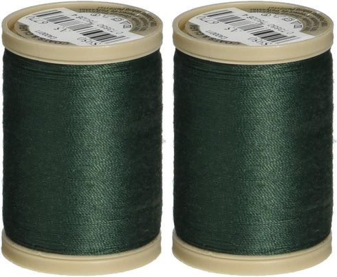 2-Pack - Coats & Clark S950-6770 Dual Duty XP Heavy Thread, 125-Yard Each, Forest Green...