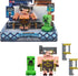 Mattel Minecraft Legends Action Figure 2-Pack, Creeper vs Piglin Bruiser Set, Attack & React Collectible Toys, 3.25-inch...