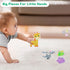 FLYINGSEEDS 6 Packs Safari Animals Shaped Wooden Jigsaw Puzzles for Toddlers Ages 1-3, Level-up Puzzles for Beginner, Montessori Learning Toys Pre...