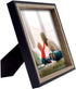 Golden State Art 8x8 Picture Frame - Wall Display or Tabletop Display Pictures - Real Glass, Displaying Family Photos, Landscape Photos, Artwork -...