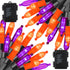 Dazzle Bright Purple and Orange Halloween Lights Battery Operated, 2 Pack Total 100LED 32FT Waterproof Mini String Lights with 8 Modes, Halloween ...