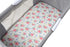Onacosht Bassinet Sheets Set 3 Pack for Baby Girl, Stretchy Soft Jersey Knitted Fitted Sheet Universal for Oval Rectangle and Hourglass Bassinet M...