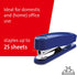 Novus B2 Compact Stapler, 25 Sheet Capacity, Precision Staple Guide, German Engineered, Staple|Pin|Tack, 10 Year Warranty, Blue (020-1260)...