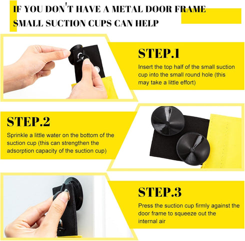 4 Pcs Closed for Cleaning Sign with Magnetic Ends Nylon Bathroom Restroom Signs Do Not Enter Magnetic Signs with 8 Suction Cup Hanger Banner for D...