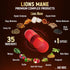 35 in 1 Lions Mane Mushroom Capsules, Equivalent to 20000mg, with Cordeyceps, Reishi, Elderberry, Panax Ginseng, Focus, Memory & Brain Support Sup...