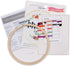 Dimensions 72-75543 Arts and Crafts Mr. and Mrs. Counted Cross Stitch Kit for Beginners, 14 Count White Aida, 6''D...