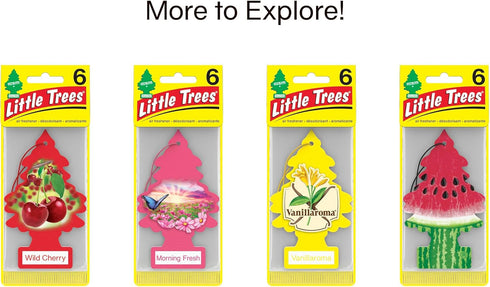 LITTLE TREES Air Fresheners Car Air Freshener. Hanging Tree Provides Long Lasting Scent for Auto or Home. Cotton Candy, 24 Air Fresheners...