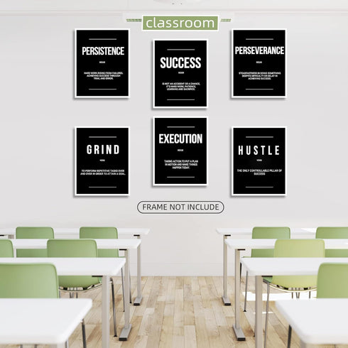 Motivational Bedroom Decor Inspirational Wall Art for Living Room Pictures for Bedroom Office Wall Decor?Positive Quotes & Sayings Posters (Set of...