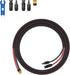 Solar to XT60 Extension Cable XT60 Adapter Connector 10Ft 12AWG Solar Cable with Sheath Extension IP67 Solar Connector to XT60 Adapter Cable for S...