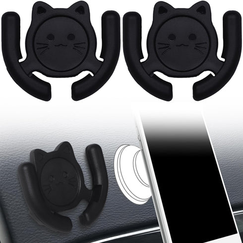 Multi-Surface Holder Car Mount 2 Pack Compatible for Popsocket Holder Grips Hand-Free Device Support Accessories Home Office Desk Wall Mount Cute ...