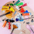 Mont Marte Acrylic Paint Set 24 Colours 12ml, Perfect for Canvas, Wood, Fabric, Leather, Cardboard, Paper, MDF and Crafts (24 Bright Colours 12 ML...