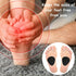 30 PCS Metatarsal Felt Feet Insert Pads 1/4 Inch Thick Cushion Pain Relief Forefoot Support Adhesive Foam Foot Cushion Pad for Men and Women (Whit...