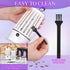2 Pcs Electric Bug Zapper for Indoors Outdoor Mosquito Zapper Insect Purple Light Mosquito Trap Portable Fly Killer with Security Grid for Home Be...