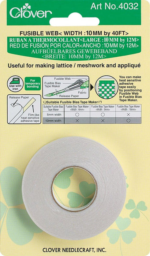 Clover Fusible Web Notion, 10mm...