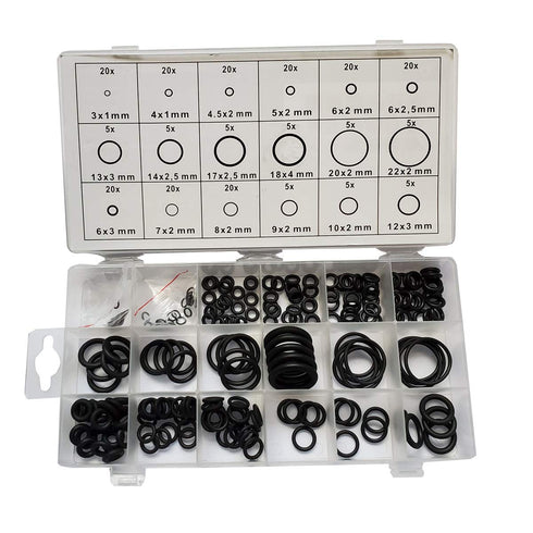 141 PCS Rubber Sealing Washer Kit with 225 PCS Faucet O-Rings Gasket Seal Assortment Set,34 Different Assorted Sizes...